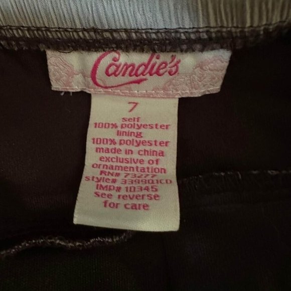 Candie’s Dress Size 7 Juniors, Multicolor Sheer with Full Lining Side Zip - Picture 8 of 9